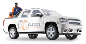 Clegg's Pest Control service truck.